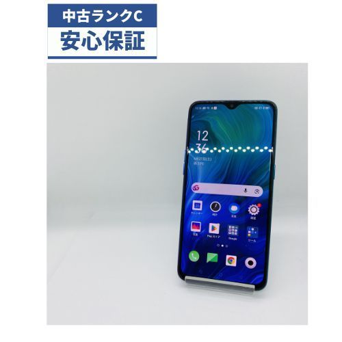 中古 OPPO Reno A CPH1983 ブルー SIMフリー - メルカリ