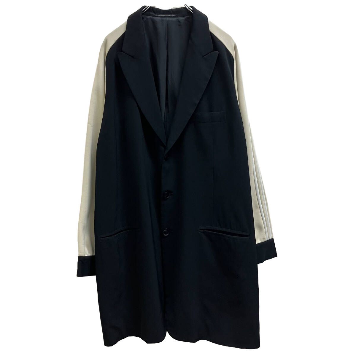 98SS YOHJI YAMAMOTO POUR HOMME ウールギャバジン イチロージャケット HJ-J26-810 サイズM ブラック ヨウジヤマモトプールオム