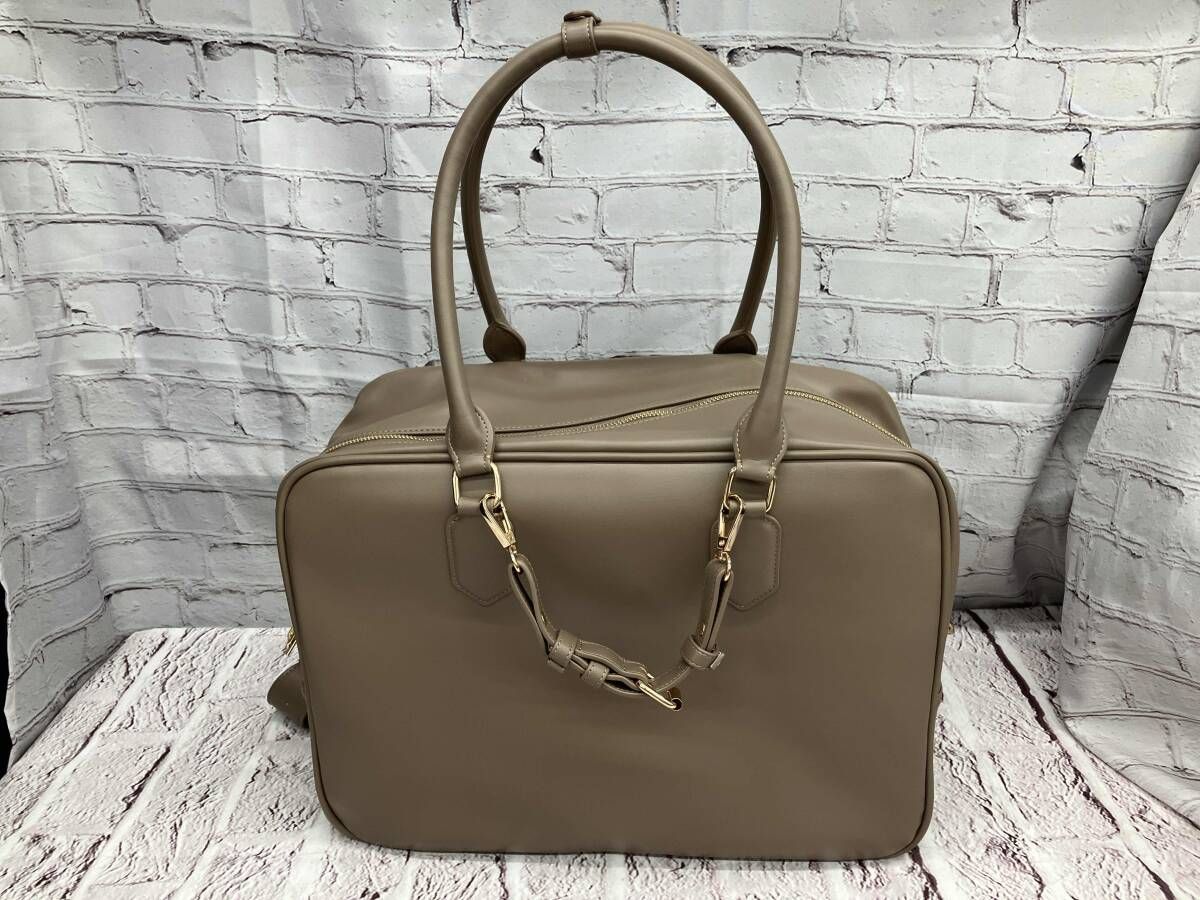 polaura ﾎﾟﾛｰﾗ ｼｮﾙﾀﾞｰﾊﾞｯｸﾞﾄﾗﾍﾞﾙﾎﾞｽﾄﾝﾊﾞｯｸﾞ ﾌﾞﾗｳﾝ