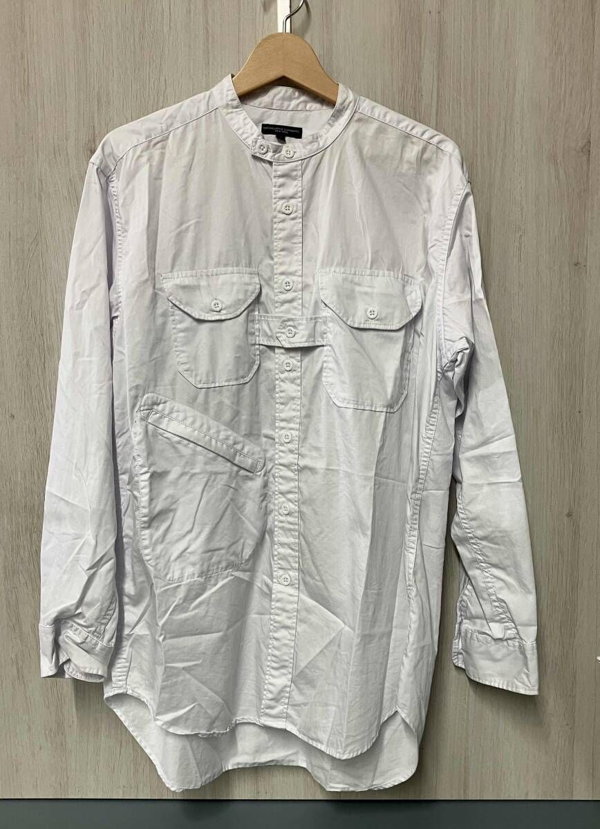 ENGINEERED GARMENTS/エンジニアド ガーメンツ/長袖シャツ/バンドカラーワークシャツ ホワイト/S