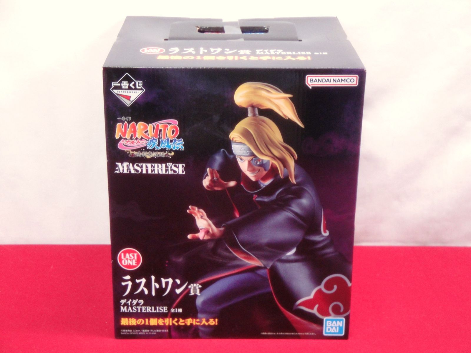 【カメ】【未開封品】一番くじ NARUTO -ナルト- 疾風伝 風影奪還編 ラストワン賞 デイダラ MASTERLISE フィギュア 314