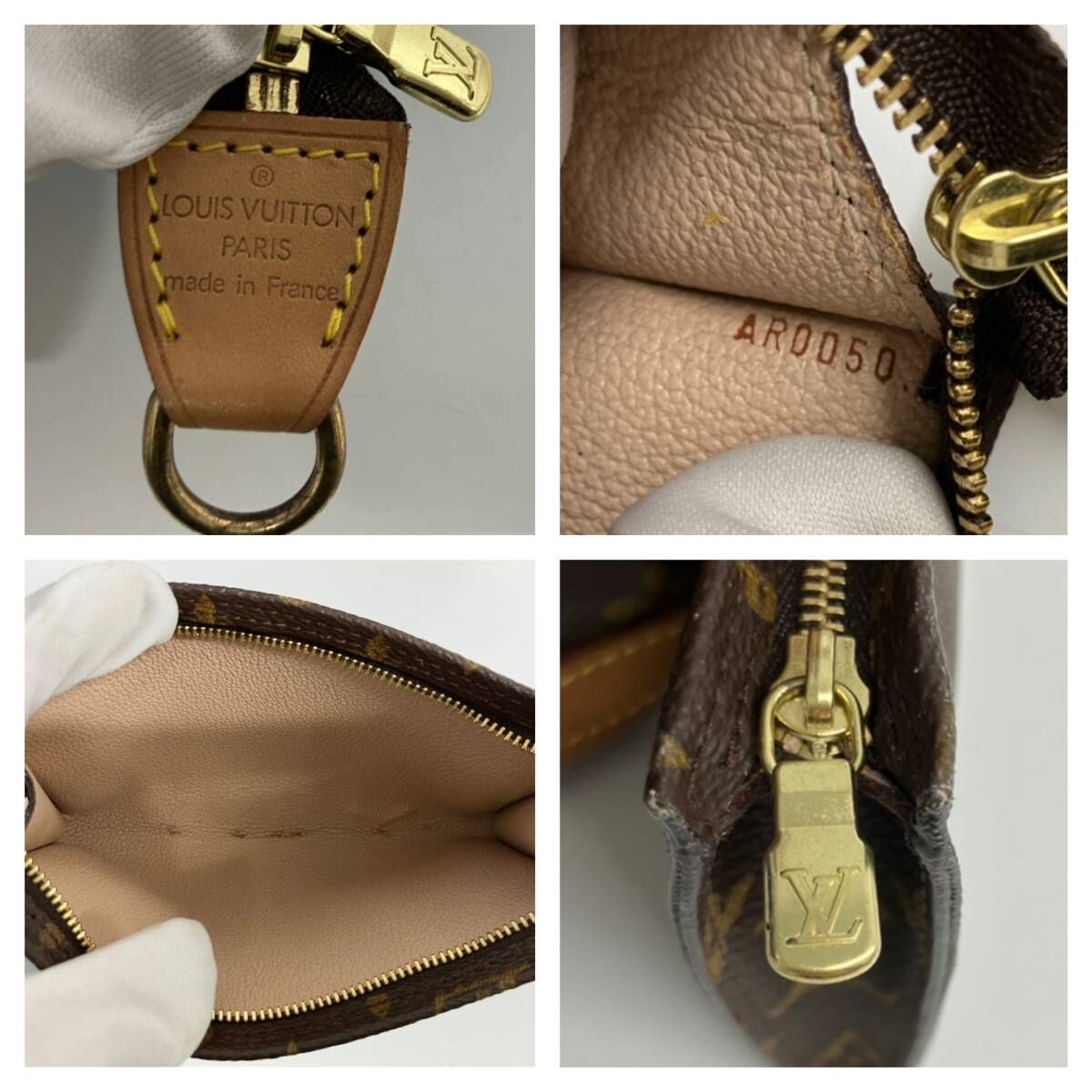 LOUIS VUITTON モノグラム バケットPM ポーチ付き M42238 トートバッグ