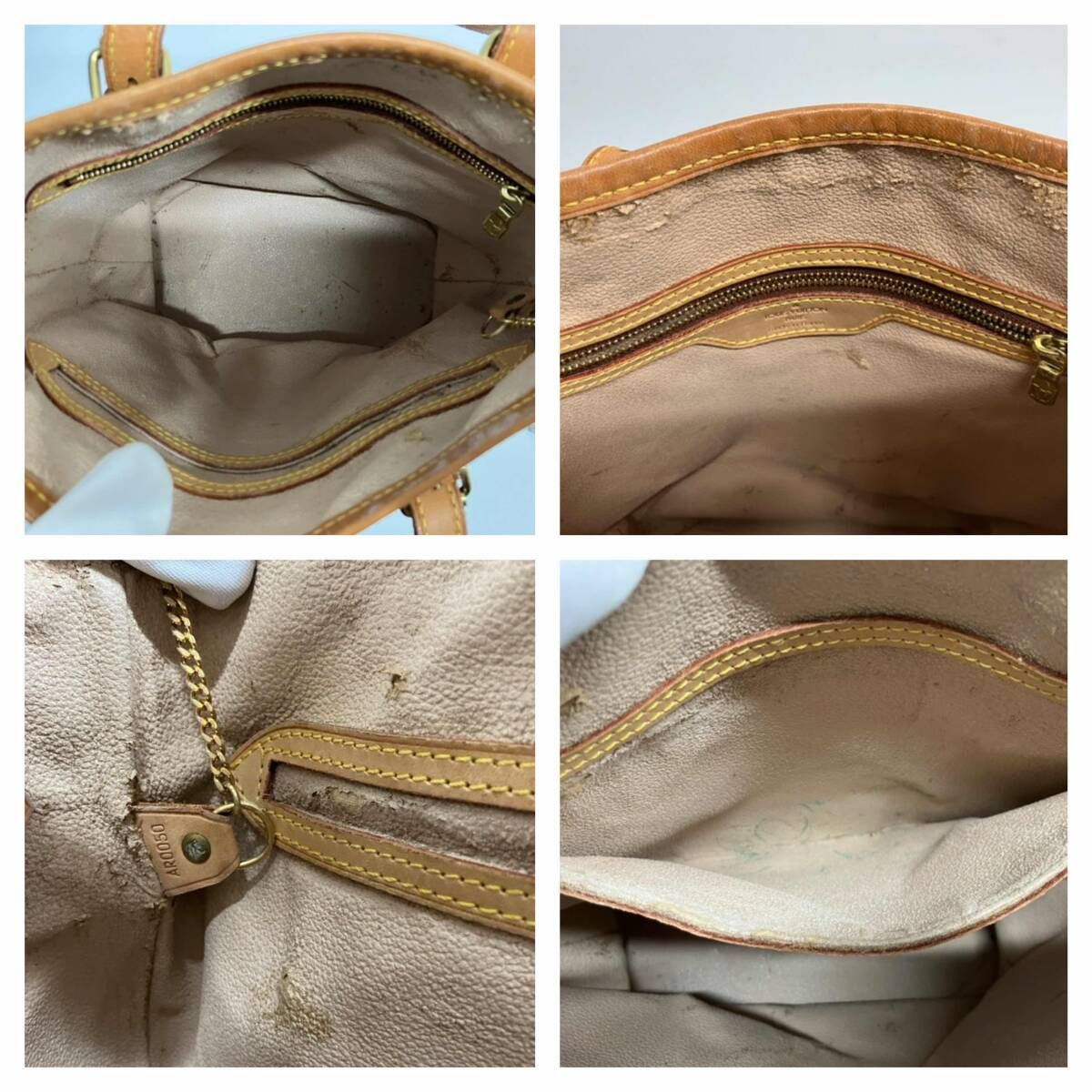 LOUIS VUITTON モノグラム バケットPM ポーチ付き M42238 トートバッグ
