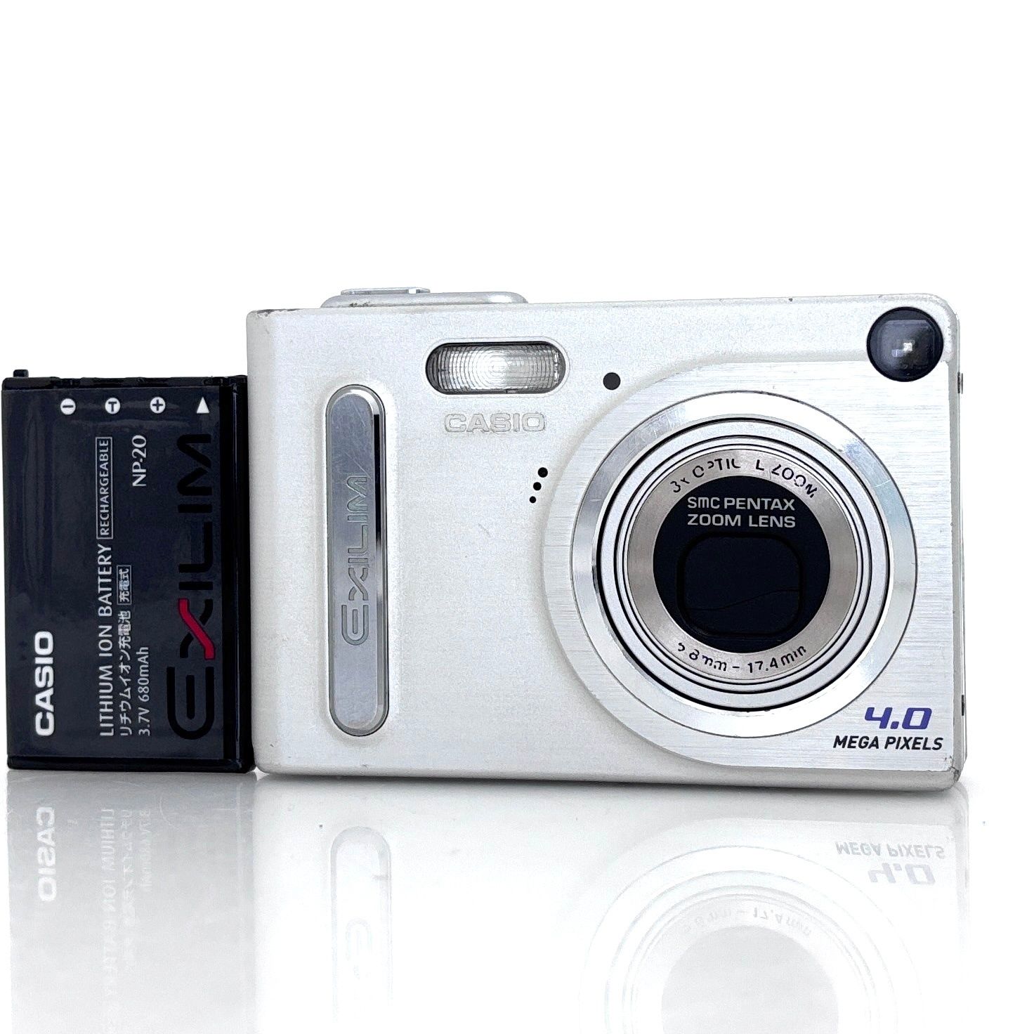カシオ EXILIM EX-Z4 オールドコンデジ デジカメ バッテリー新品 カシオ】CASIO EXILIM EX-Z4 デジタルカメラ +バッテリー #U107 - メルカリ
