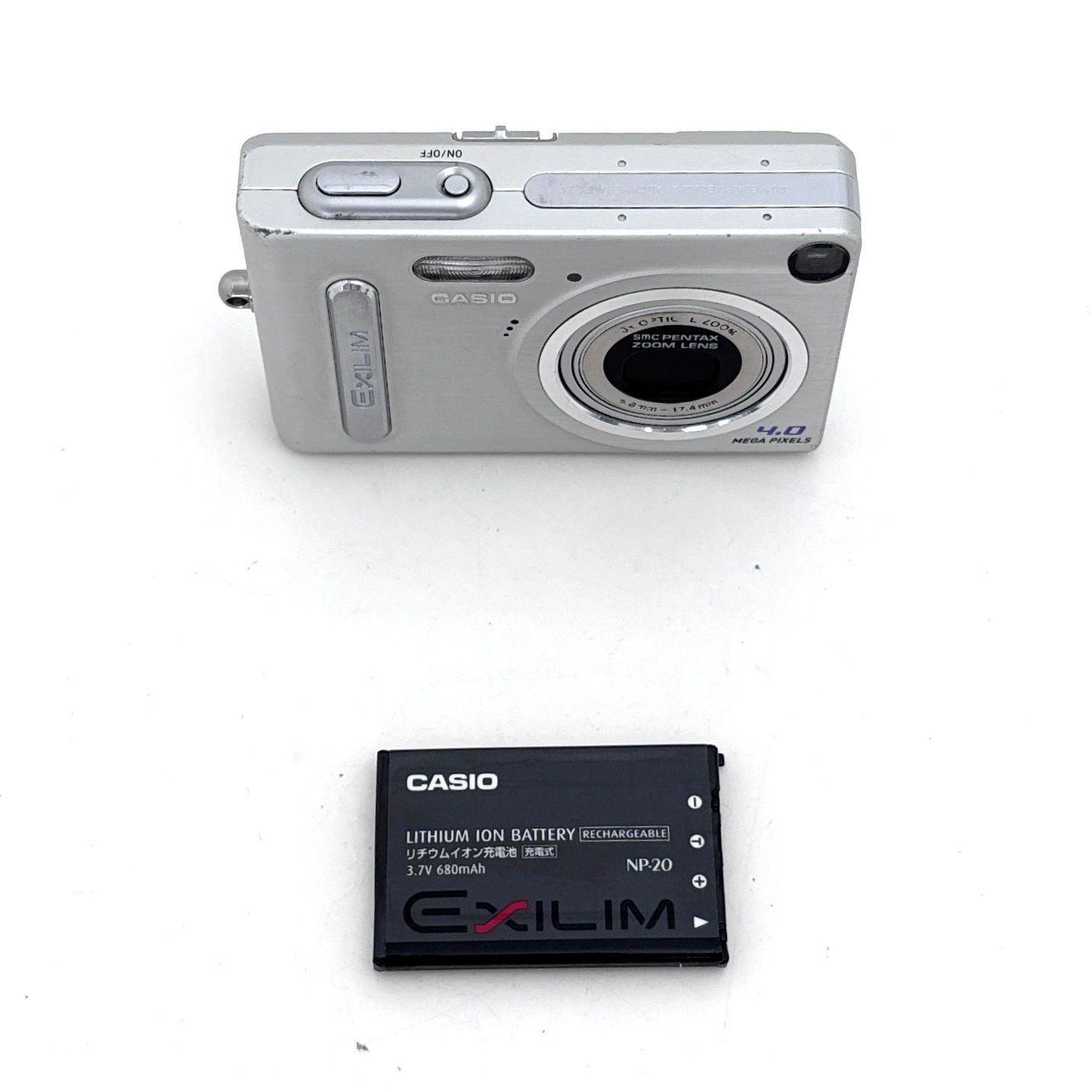 カシオ】CASIO EXILIM EX-Z4 デジタルカメラ +バッテリー #U107 - メルカリ