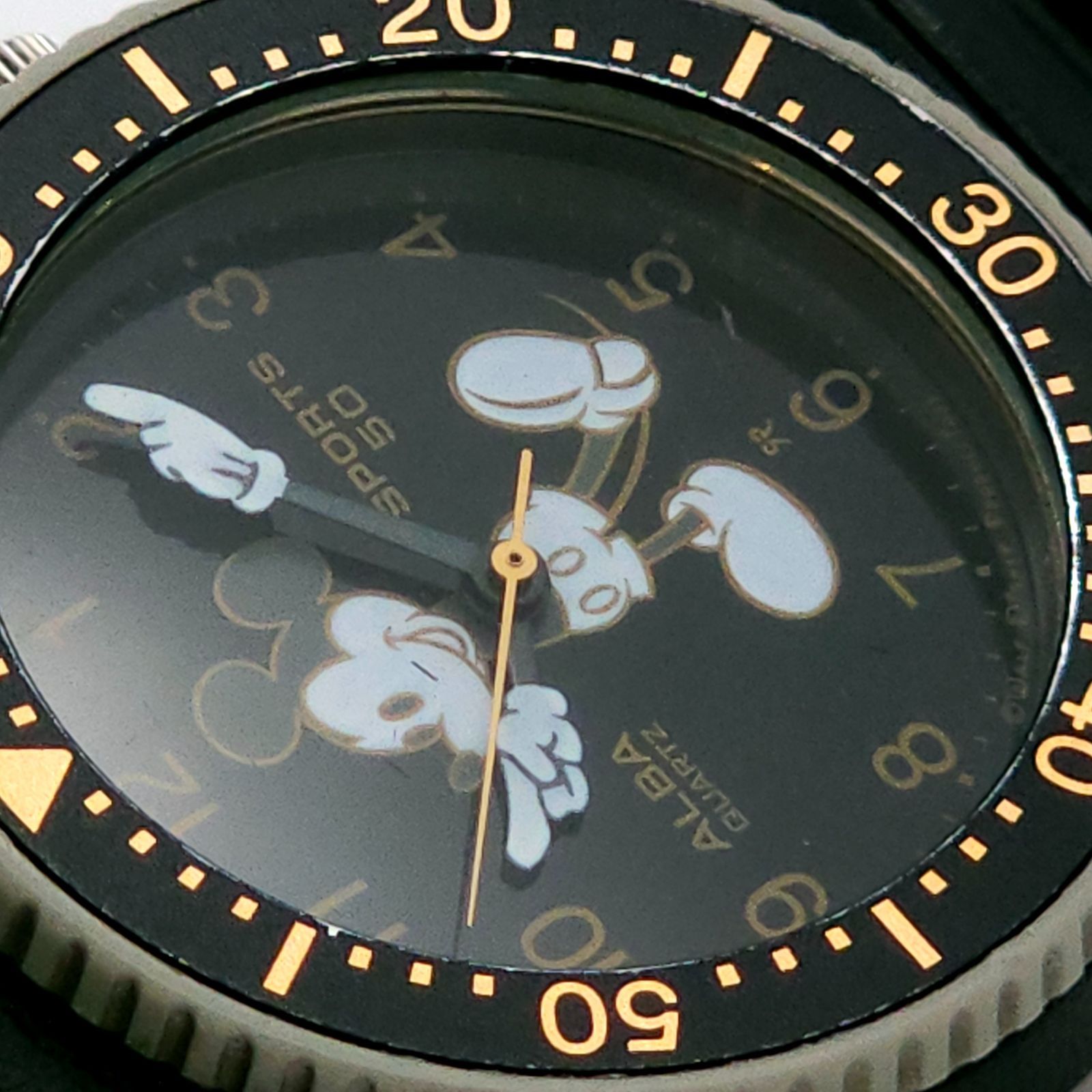 SEIKO セイコー アルバ スポーツ50 ミッキーマウス Y481-017A QZ 動作