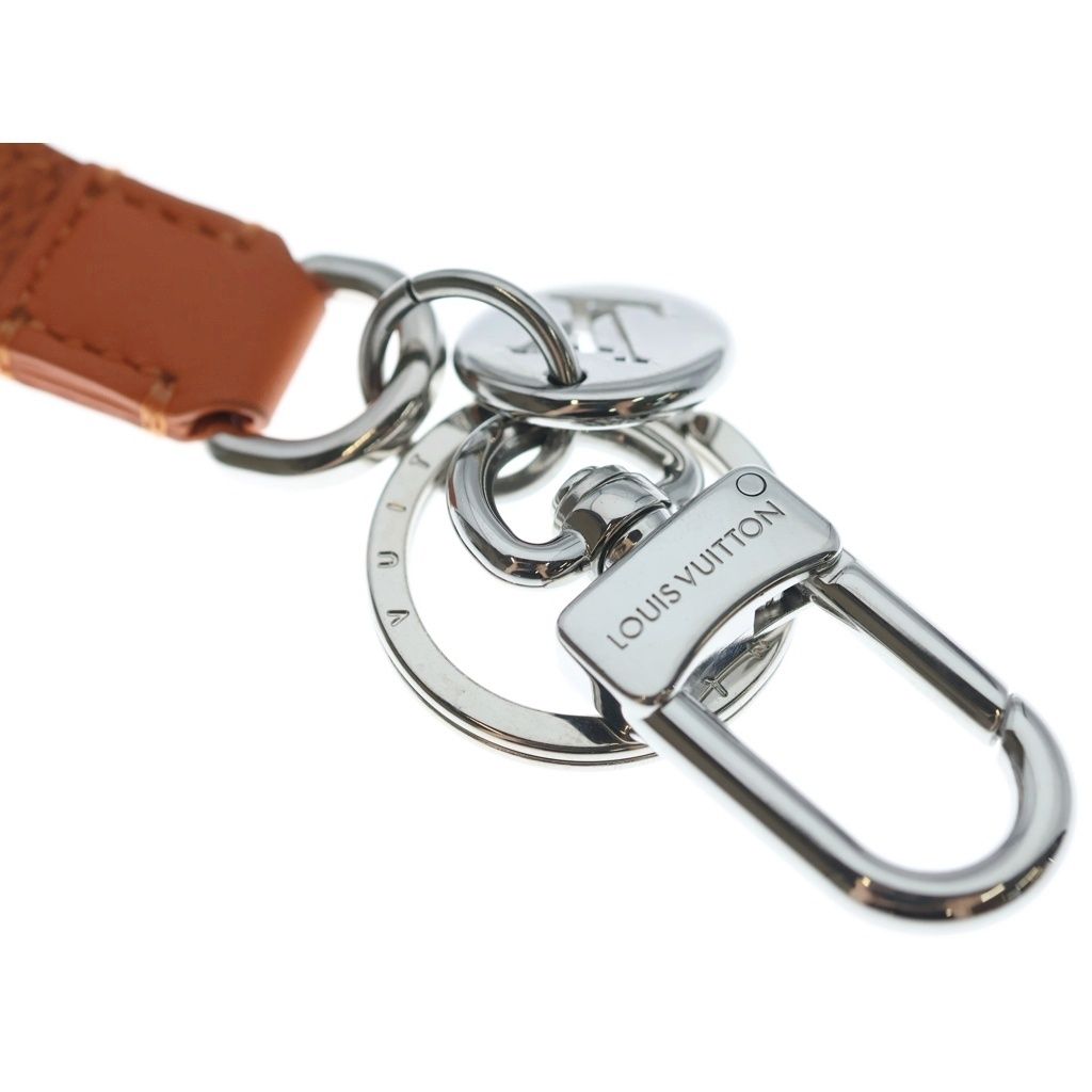 新品未使用LOUIS VUITTON レザーキーホルダー LOUIS VUITTON (ルイヴィトン) LV スリム ドラゴンヌ PVC レザー