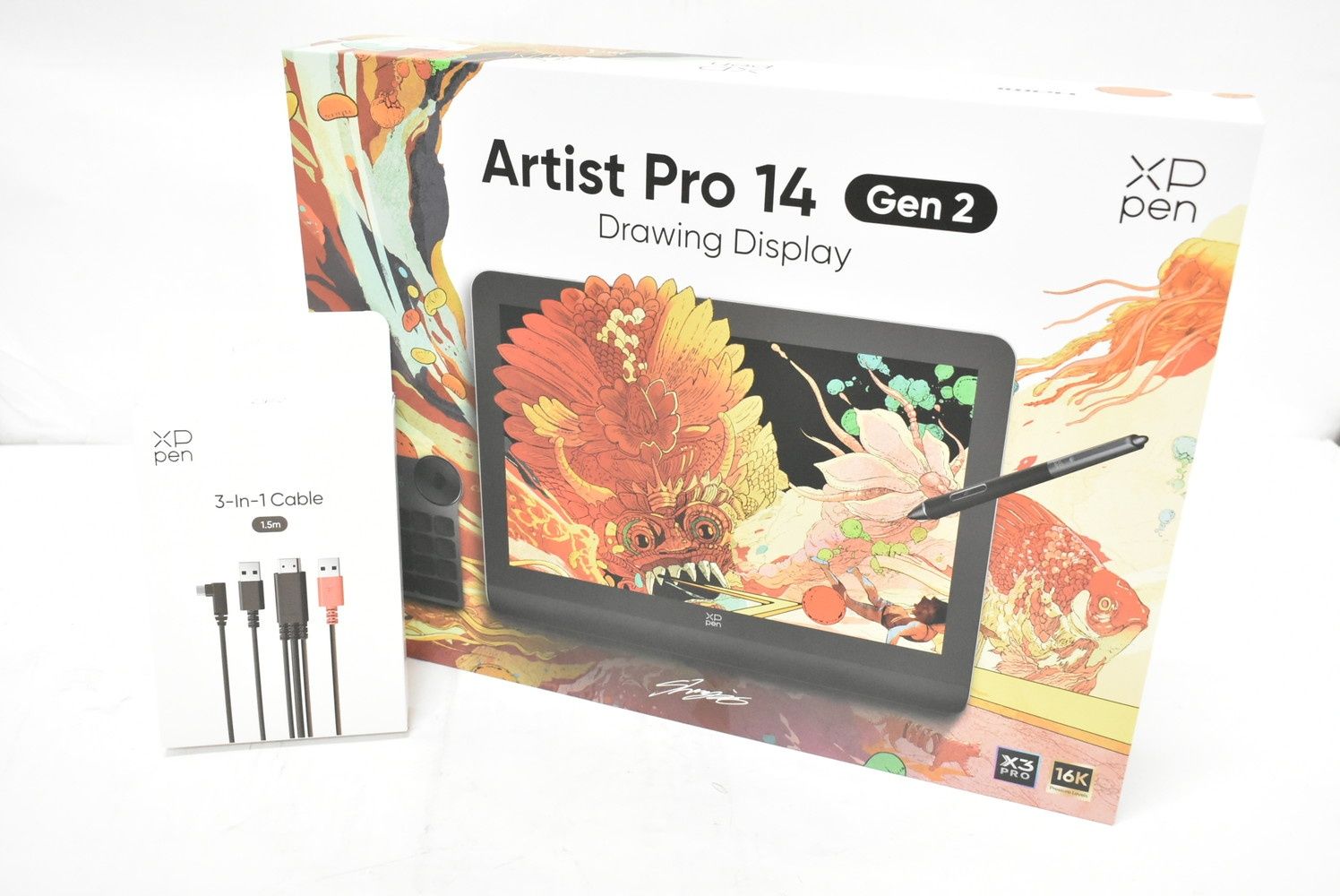 XP-PEN 液晶ペンタブレット Artist Pro 14 Gen2 MD140FH 液タブ アニメーション イラスト ITJBHX2TFC00-D-Y18-byebye