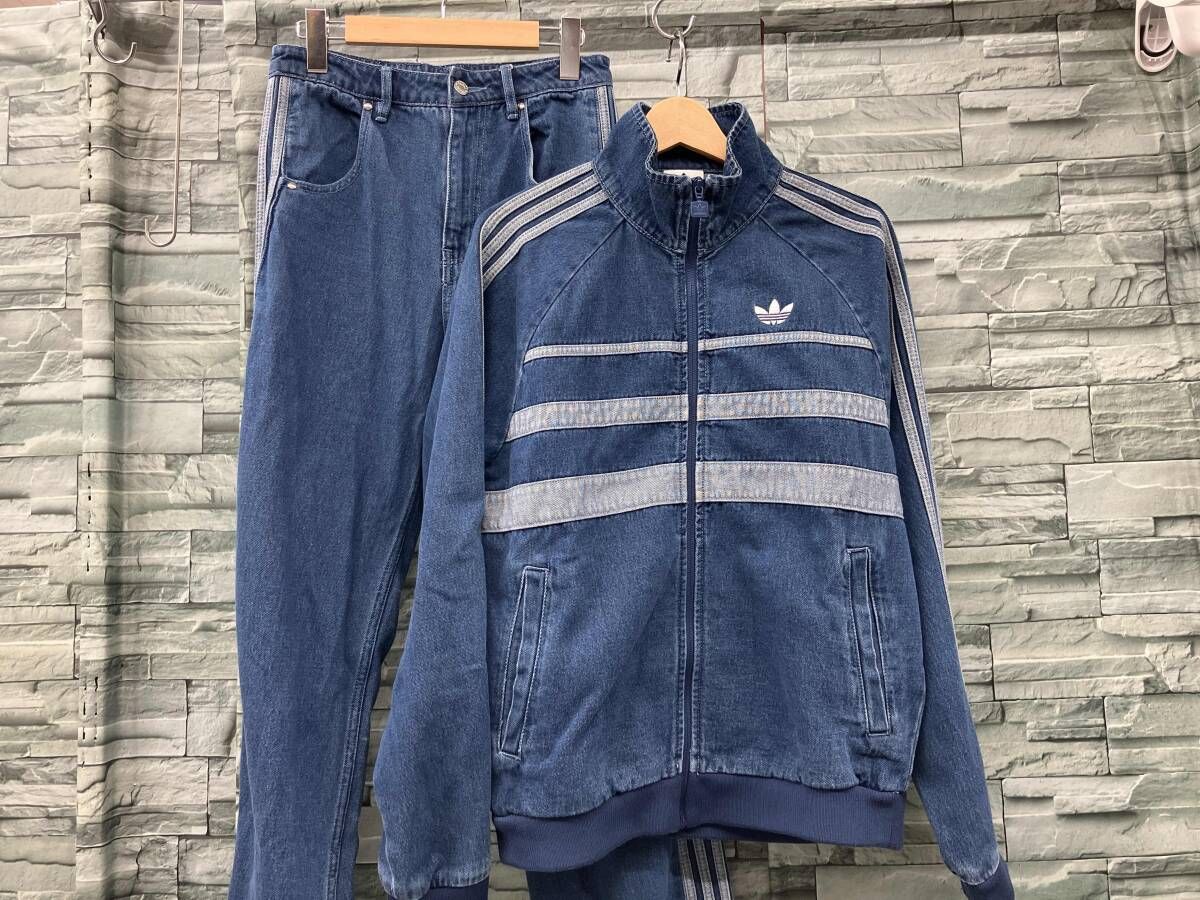 adidas/その他アウター/アディカラーファーストブルーデニム/セットアップ/サイズ28/アディダス/通年