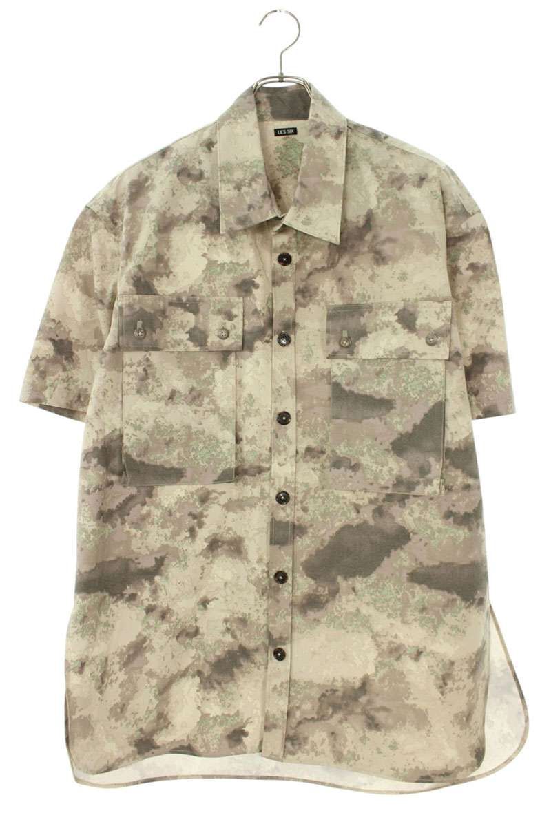 レシス  tjugotre-8-sh-dcs カモ柄半袖シャツ メンズ レシス tjugotre-8-sh-dcs カモ柄半袖シャツ メンズ - メルカリ