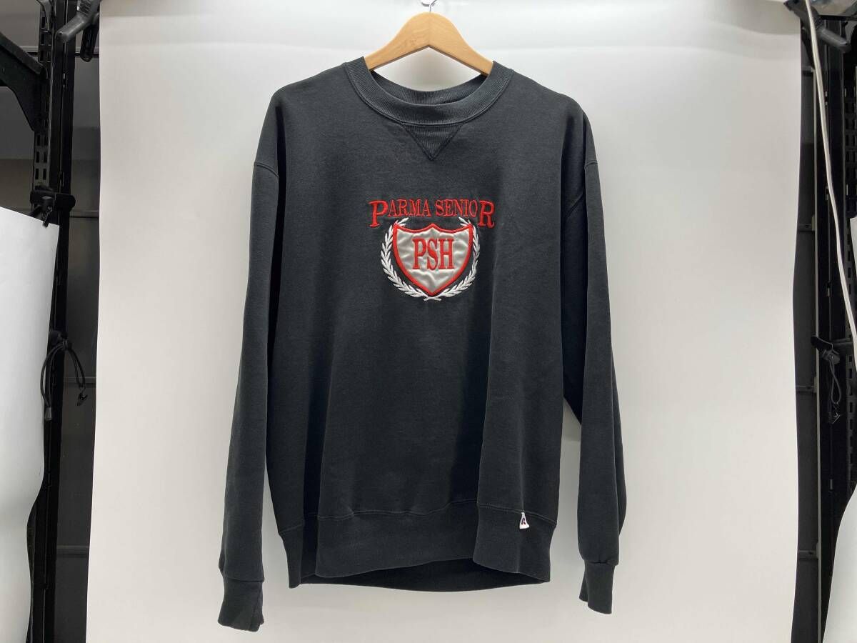 春秋 RUSSELL ATHLETIC Parma Senior High School ラッセル アスレティック パルマ シニア ハイスクール スウェット USA製 ブラック