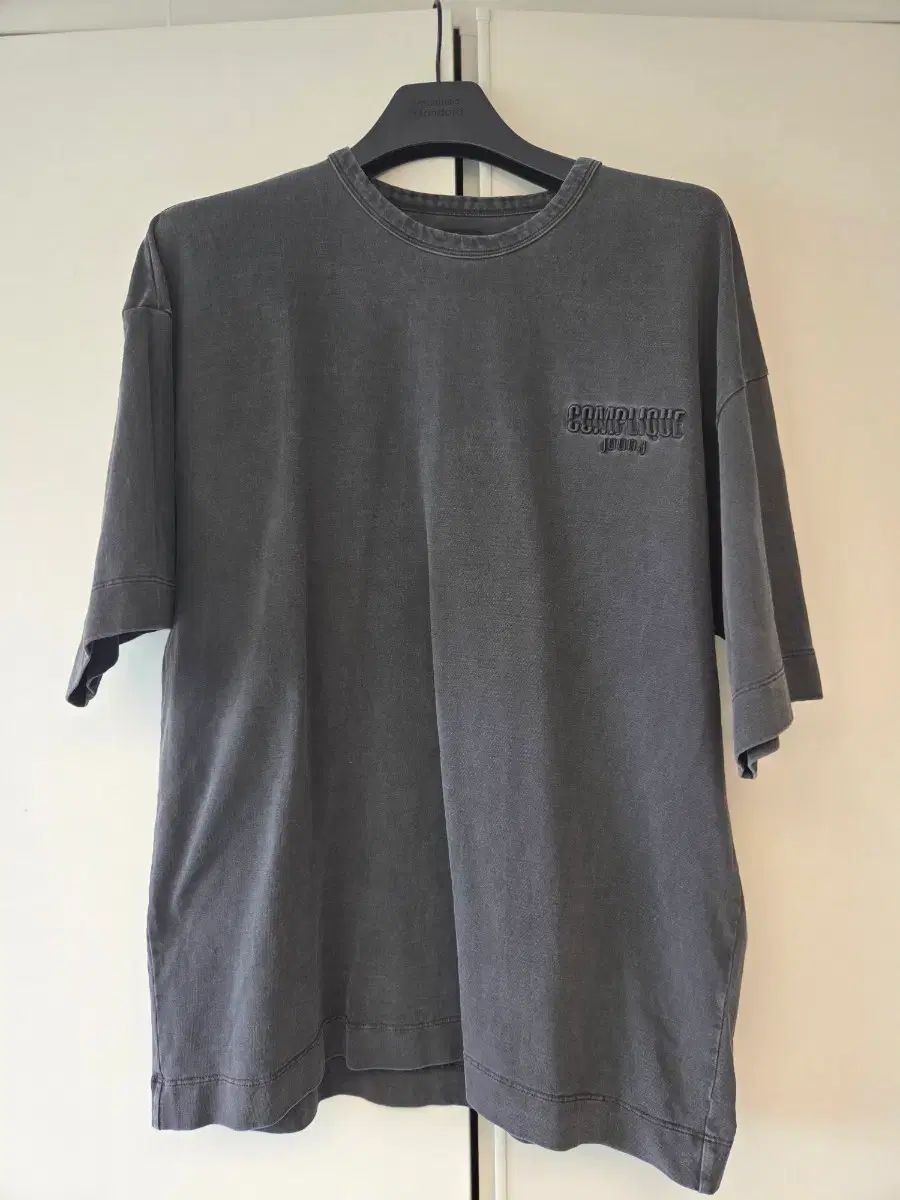 Juun.J ウォッシュ 半袖 Tシャツ チャコール