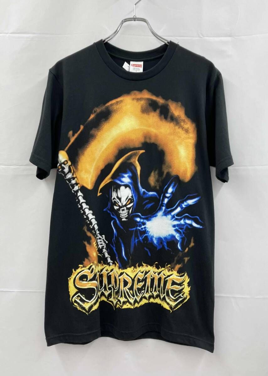 Supreme シュプリーム 半袖Tシャツ GRIM REAPER TEE グリムリーパーTシャツ 26SS S ブラック 夏