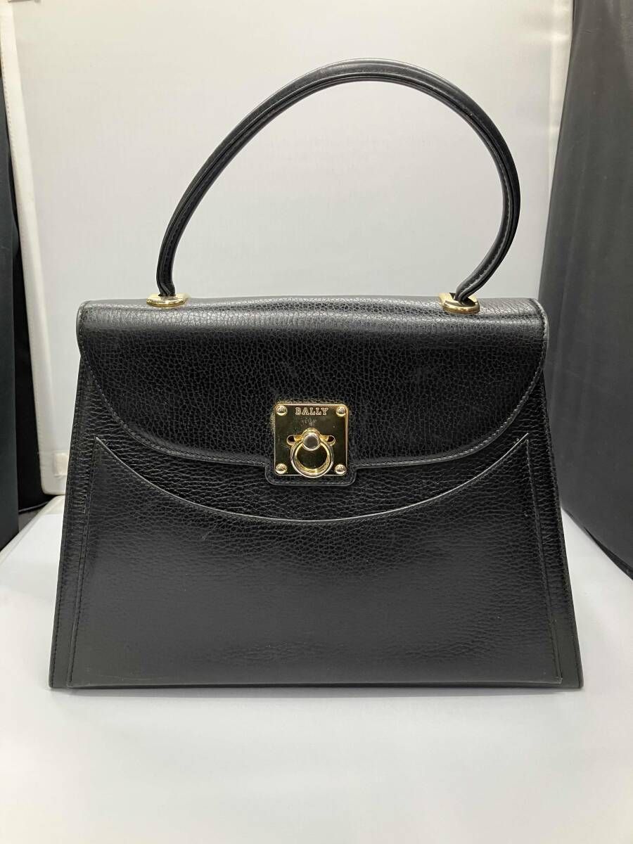 バリー トートバッグ BALLY ハンドバッグ ブラック 黒 レザー メンズ 