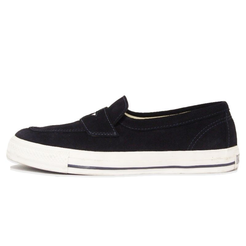CONVERSE ADDICT コンバース アディクト 25.5cm ONE STAR LOAFER 1CL305 ワンスター ローファー スエード ローカット ネイビー 35005703