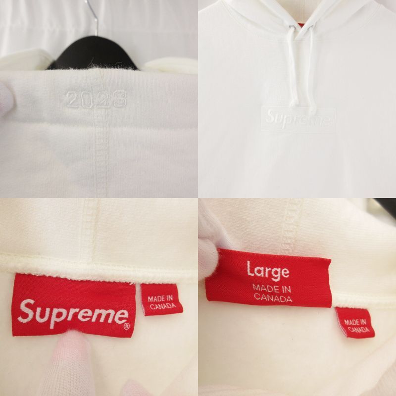 美品 Supreme シュプリーム Box Logo Hooded Sweatshirt 23AW プル