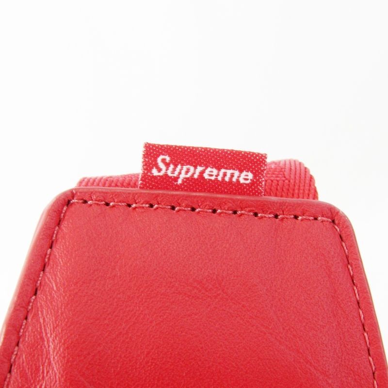 Supreme シュプリーム LEATHER WAIST BAG 23AW レッド レザー ウエスト