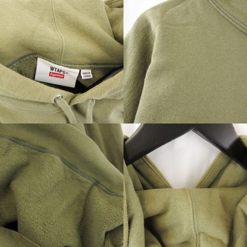 Supreme × WTAPS シュプリーム SIC'EM! HOODED SWEATSHIRT 21AW プル