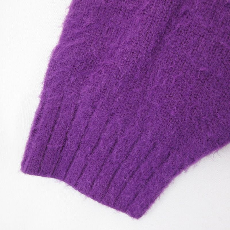 Supreme シュプリーム ニットセーター Pilled Sweater ウール パープル