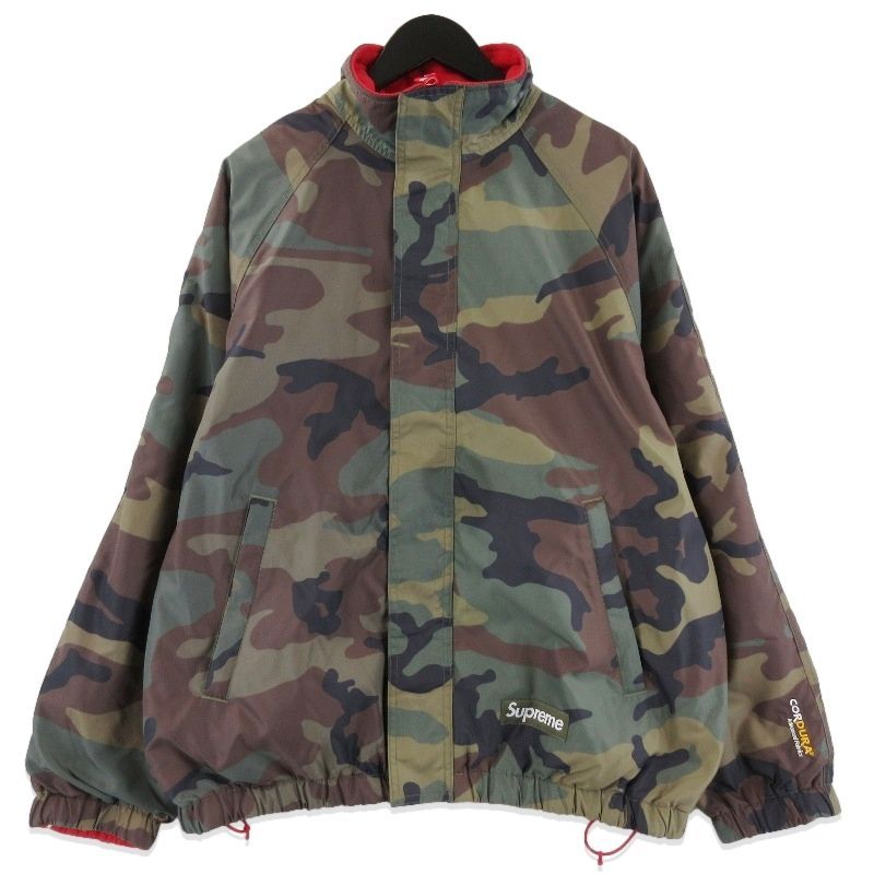 Supreme シュプリーム トラックジャケット 25AW ポーラテック リバーシブル フリース ナイロン ウッドランドカモ/レッド L 71016124 24,480円