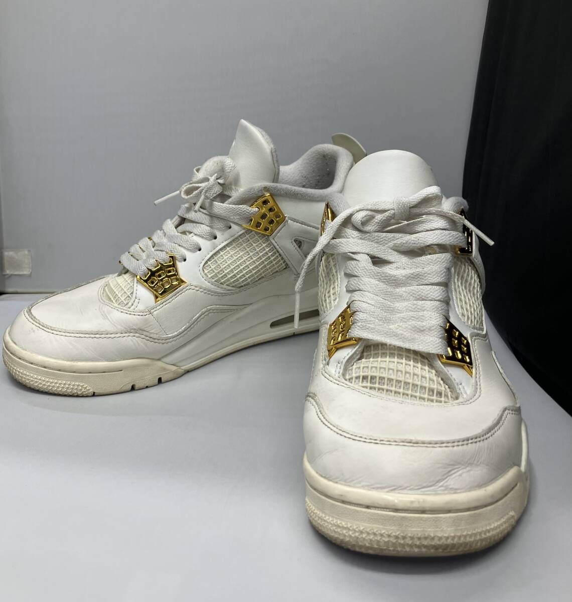 NIKE / ナイキ NIKE ホワイト ゴールド サイズ28cm AQ9129-170 Women's Air Jordan 4 Retro White & Gold エアジョーダン4 14,983円