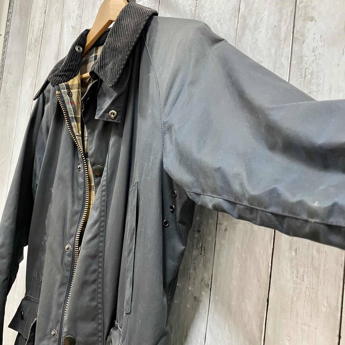 Barbour/その他ジャケット/BEDALE／オイルドジャケット/1702410／グレー／※状態考慮　36 M 英国製 バブアー SL ビデイル