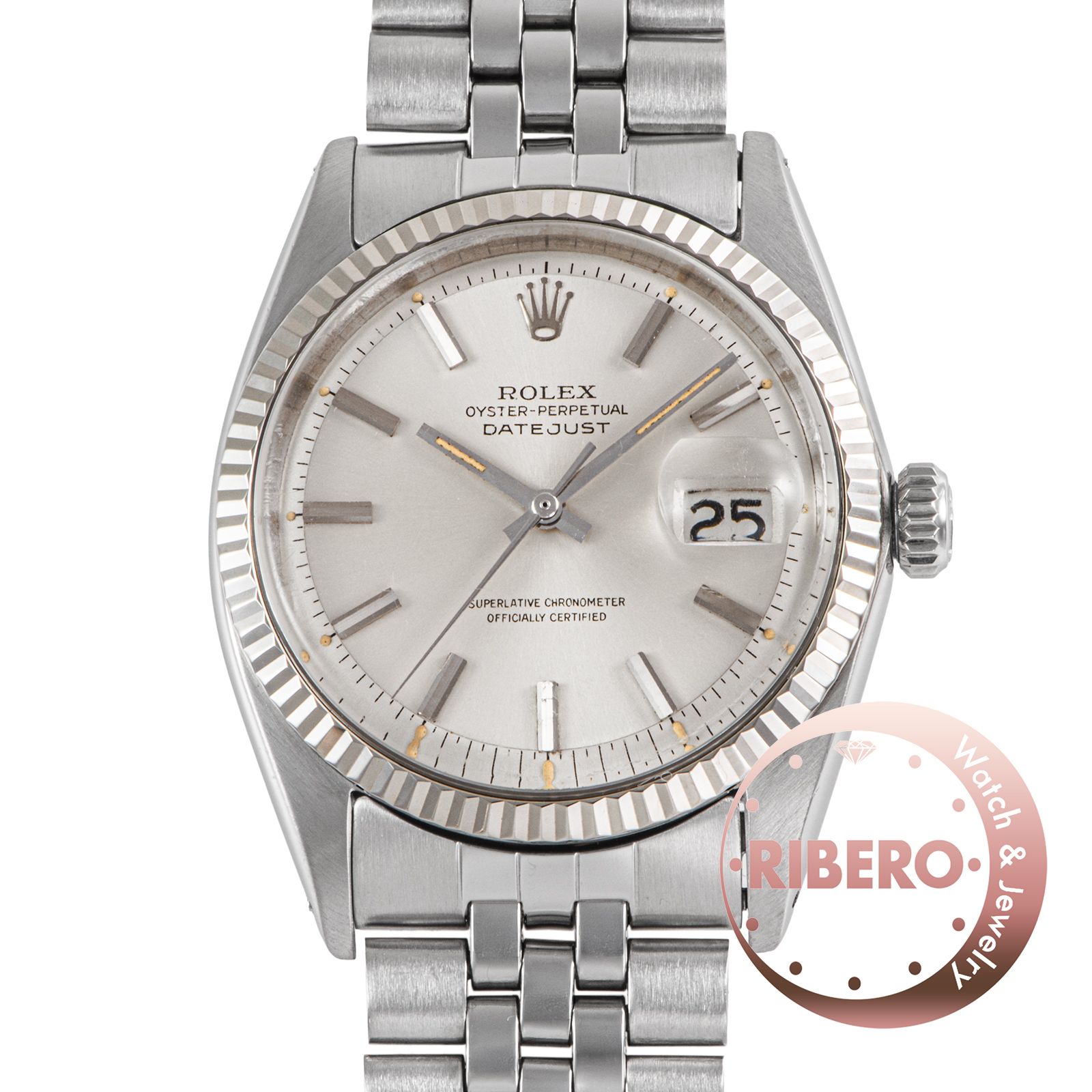 ROLEX ロレックス デイトジャスト 1601 1966年製 Tritium SS/WG【中古】