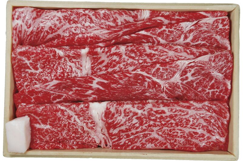 夏の贈り物お中元 国産黒毛和牛肩モモすき焼き用 京都・モリタ屋 国産黒毛和牛肩モモすき焼き用600g