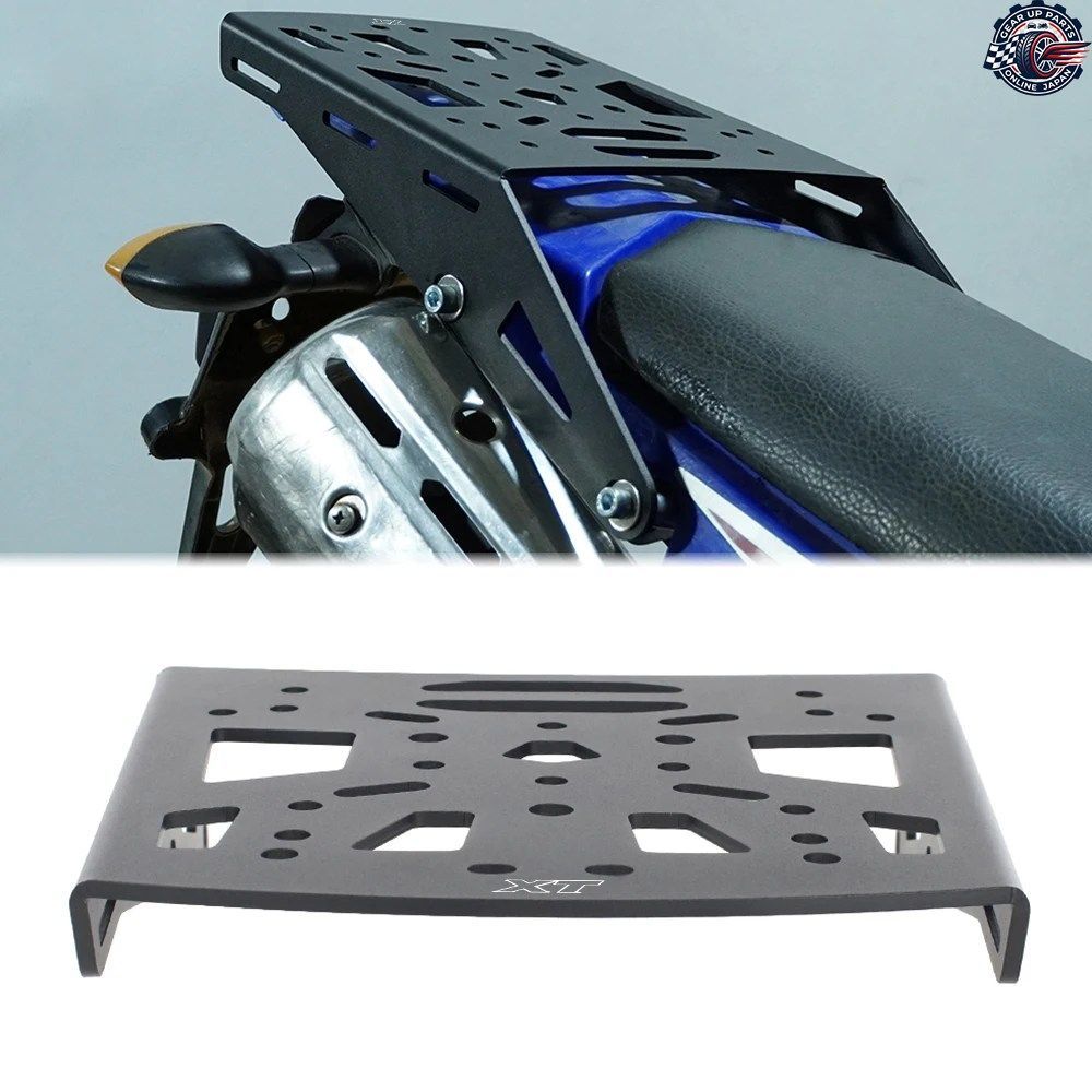 ヤマハ XT250 2008-2021 - 26インチラックキャリアマウントバックレストシェルフホルダーモーターサイクルホルダーブラケット