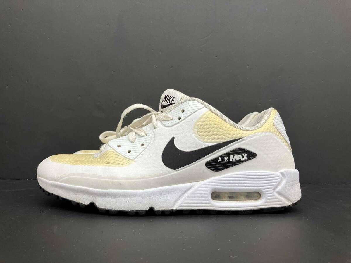 NIKE ナイキ AIR MAX 90 GOLF エア マックス ゴルフ CU9978-101 スニーカー 28 ホワイト 通年