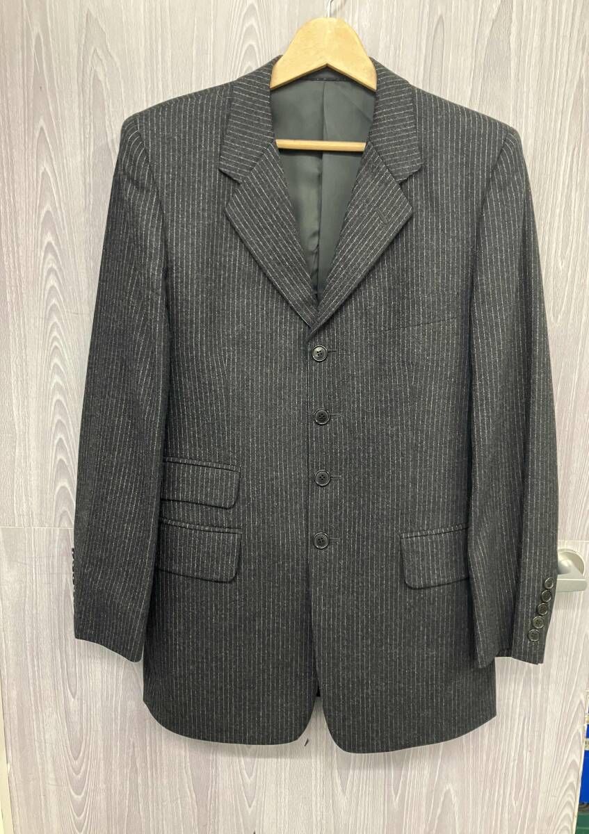 PAUL SMITH / ポールスミス テーラードジャケット パンツ セットアップ グレー ストライプ サイズM