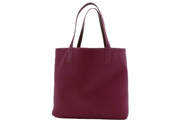 HERMES エルメス ドゥブルセンス45 リバーシブル トートバッグ