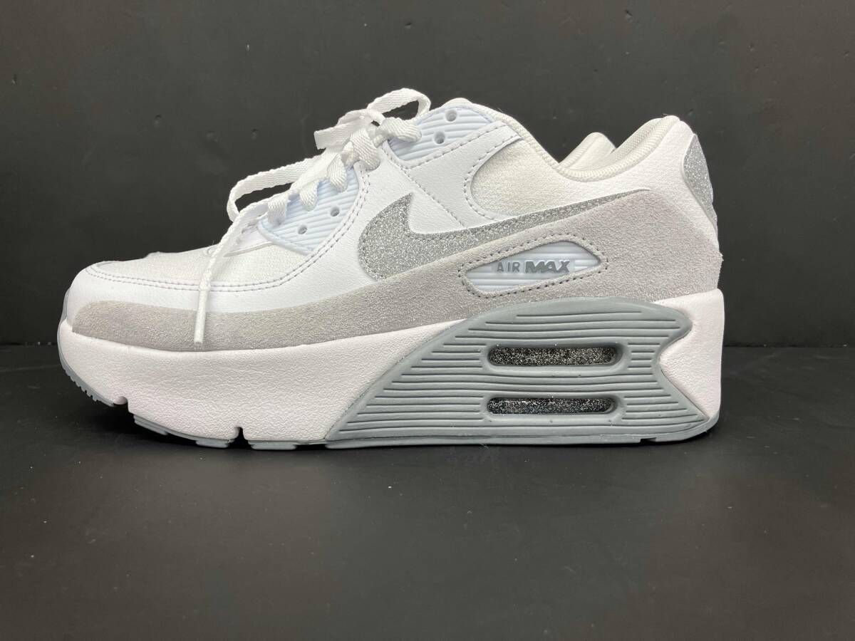 NIKE ナイキ AIR MAX 90 LV8 エア マックス HQ3456-191 スニーカー 24 ホワイト 通年