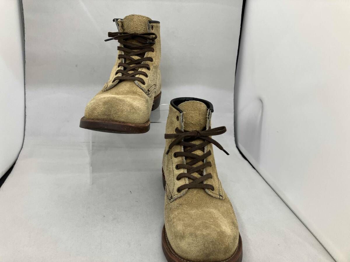 RED WING ビーンブーツ ベージュ 25.5cm スウェード　ビーンブーツ　2960 アメリカ製