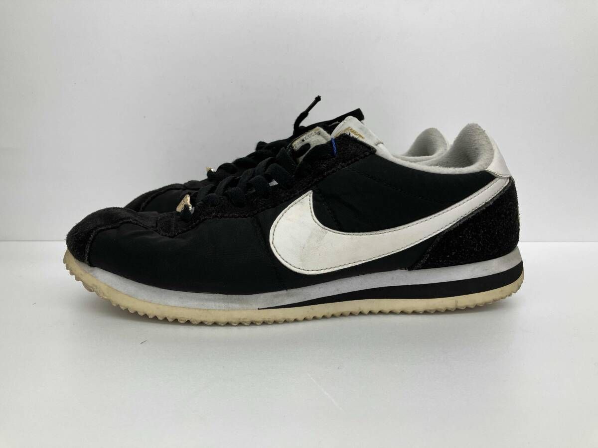 NIKE ナイキ CORTEZ BASIC NYLON PREM コルテッツ ベーシック ナイロン プレミアム 902804-001 スニーカー 26.5 ブラック 通年