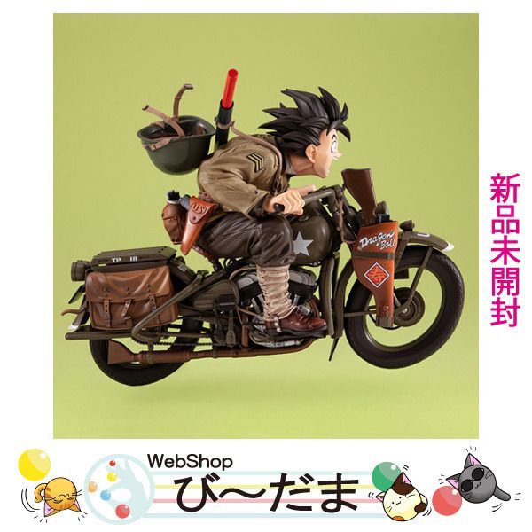[bn:9] 【未開封】 デスクトップリアルマッコイEX ドラゴンボールZ 孫悟空＆バイク◆新品Ss