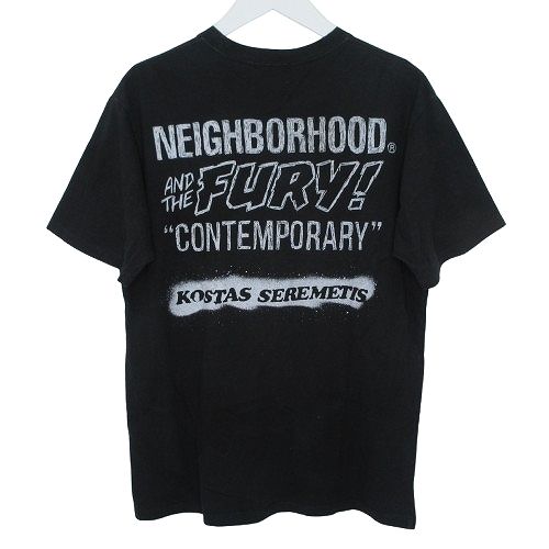 ネイバーフッド NEIGHBORHOOD ショット SCHOTT コスタス・セレメティス Kostas Seremetis 半袖 Tシャツ トップス Sサイズ ブラック k463919 0626