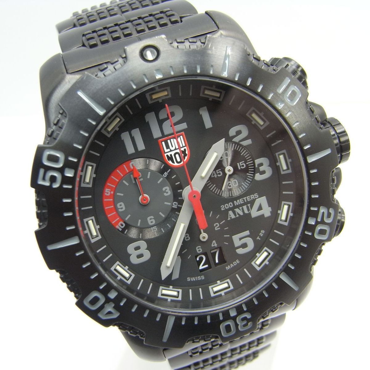 【美品 T25表記】LUMINOX (ルミノックス) ANU4240シリーズ Ref.4242 クロノグラフ クオーツ　ギャランティカード付き