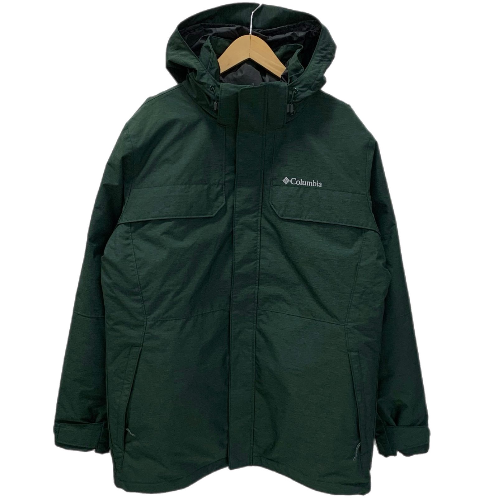 コロンビア Columbia クローバーデールインターチェンジジャケット CLOVERDALE INTERCHANGE JACKET 中綿 WE1489 グリーン XLサイズ 201MT-6220