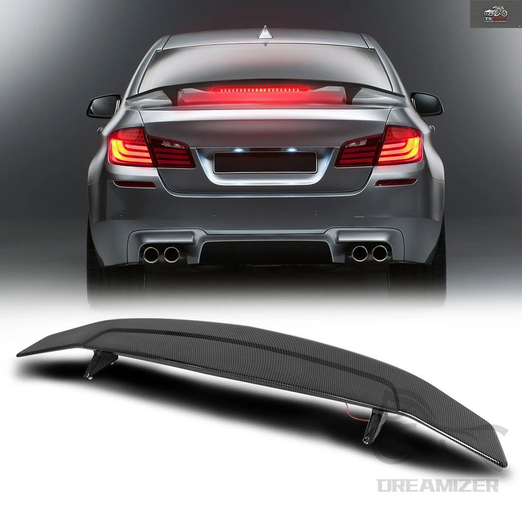 ABS INTELLIGENT ELECTRIC LIFT SPOILER LED LIGHT TRUNK WING LIP TRUNK CAR WING HATCHBACK SEDAN