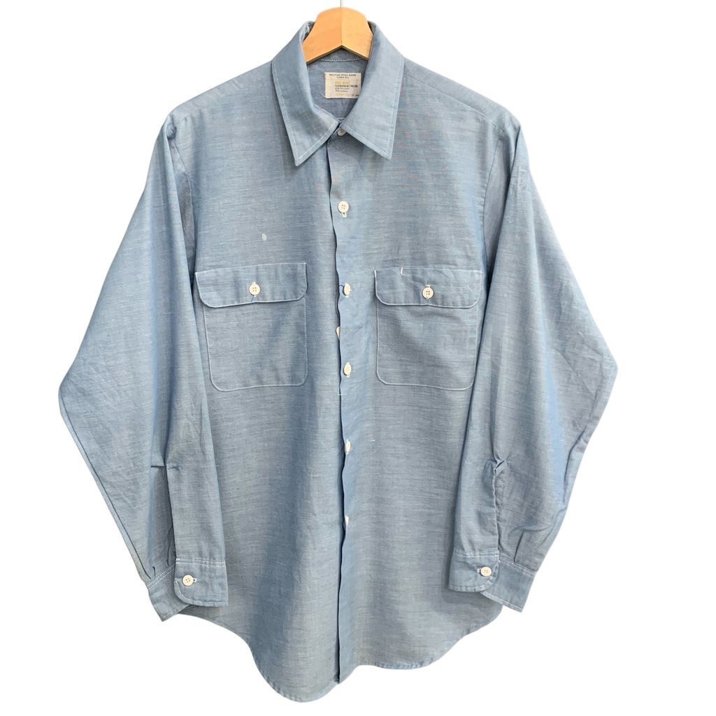 70’s ~ BIGMAC ピッグマック Chambray シャンブレー Shirt シャツ JC Penney ペニー Pennys ペニーズ ビンテージ ワーク No.I941