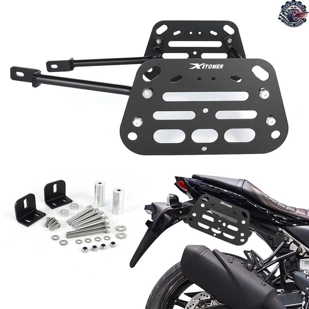 SV650 ABS 2015-2025 SV650X 2018-2025 オートバイ用サイドラック サドルバッグ サポートバー マウントブラケット サイドパニアラック