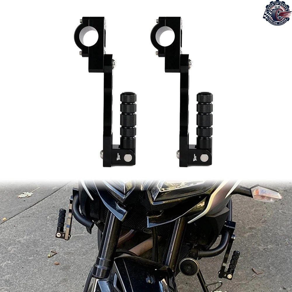 ヤマハ XTZ690 2019-2024 オートバイ用パッセンジャーフットペグマウントキット ハイウェイペグエクステンションブラケット