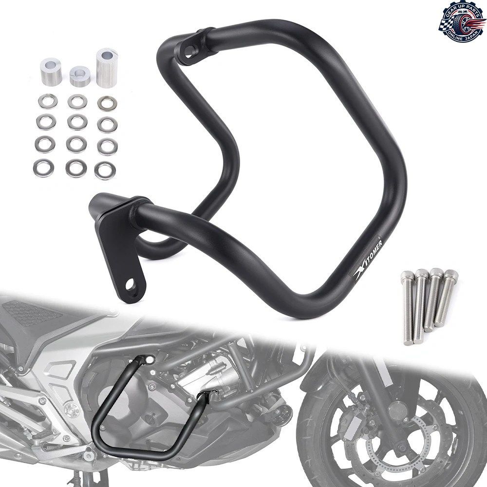 オートバイ用スチール製クラッシュバー、ロアエンジンガード、バンパー、クラッシュケージ / NC750X DCT 2021 - 26 ホンダ 16,156円
