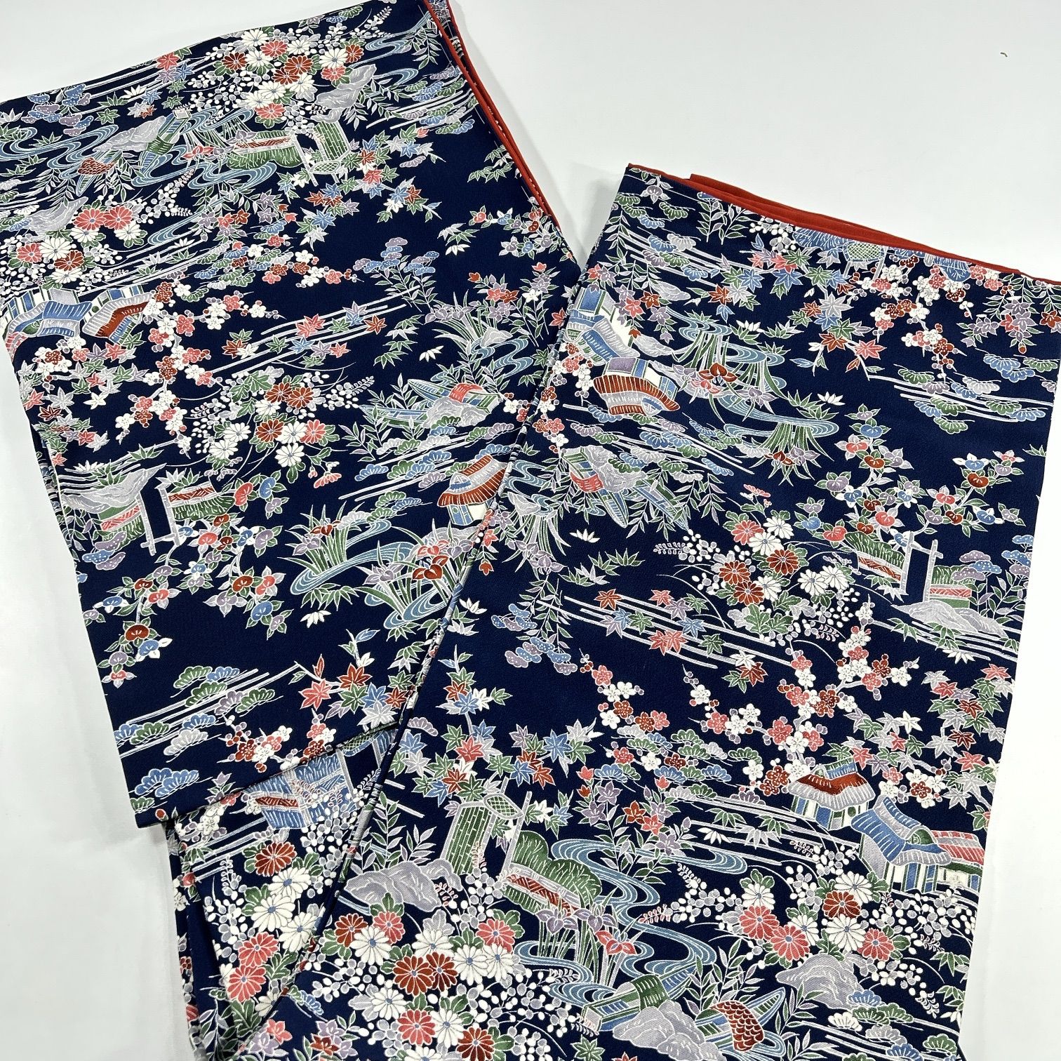 小紋 4枚 正絹 着物まとめ売り【F534】同梱購入歓迎 リメイク用 着付け