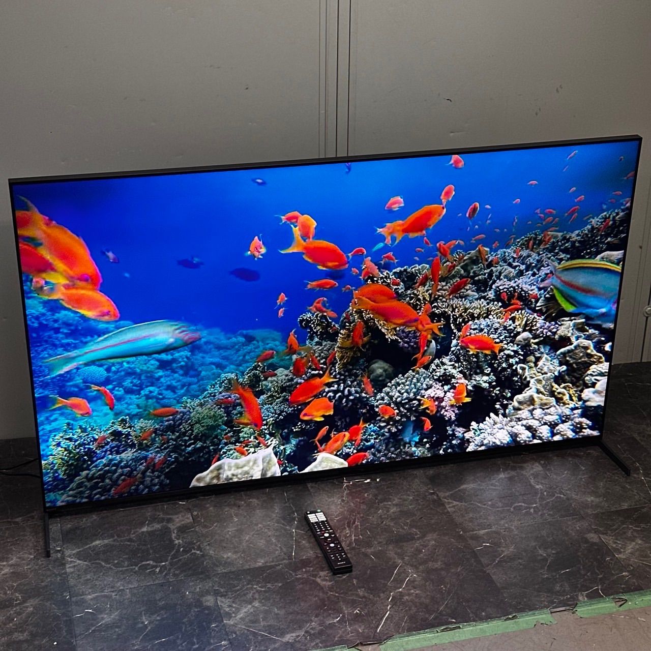 ☆送料込！設置対応◎美品2023年製 SONY BRAVIA XRJ-65X95L 65V型 4K液晶テレビ 2023年製 Mini LED リモコン付