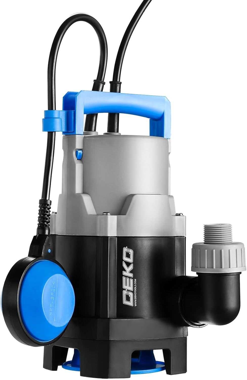 DEKO 汚水ポンプ 400W 水中ポンプ 底部入水式 排水ポンプ 最大吐出量 7500L/H 最大揚程5M 清水用 50/60Hz兼用 家庭用 電動 水耕栽培 ウォーターポンプ 水族館給水 散水ポンプ★m 901a4ad2