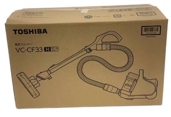 【新品未使用】TOSHIBA 東芝 サイクロンクリーナー トルネオ ミニ ストームグレー VC-CF33 H