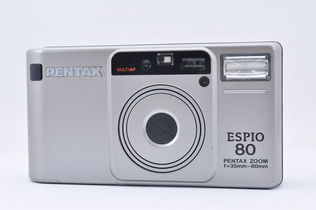 【2ヶ月保証付き】PENTAX ESPIO 80 Silver コンパクトフィルムカメラ 動作品 ペンタックス＃1703