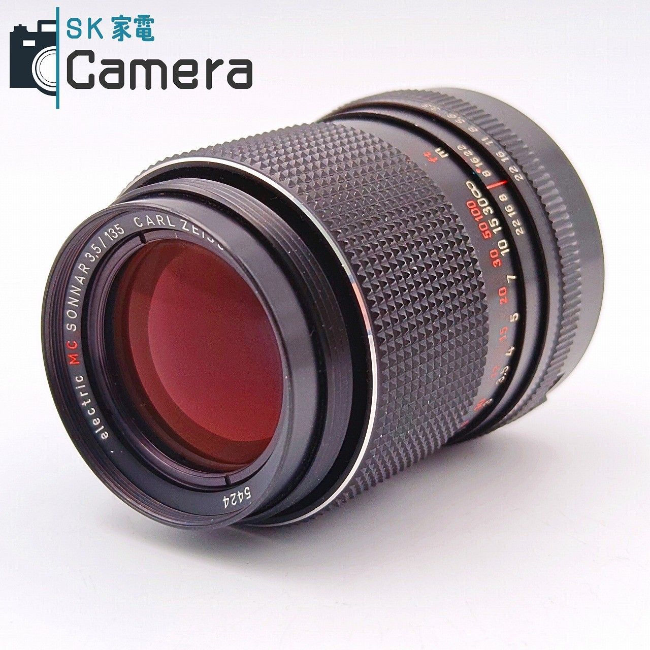 中古】 Carl Zeiss JENA DDR electric MC SONNAR 135mm F3.5 M42